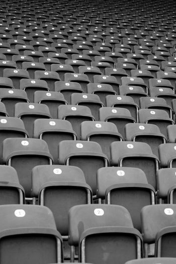 Seats at olympic stadium in bermin