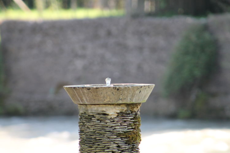 Close-up of water fountain