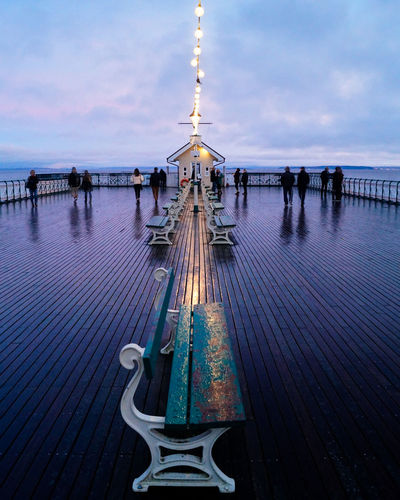 Blue hour at the pier 