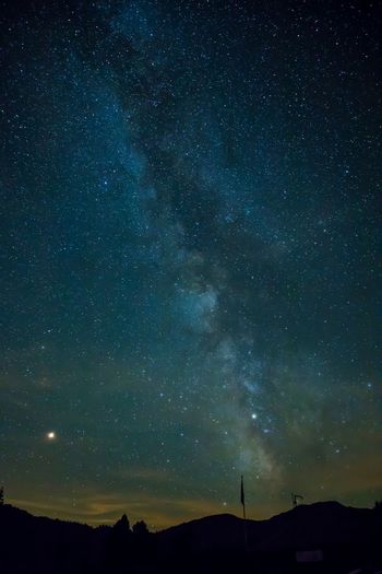 LOW ANGLE VIEW OF STARS IN SKY