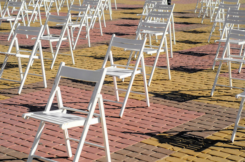 Empty chairs