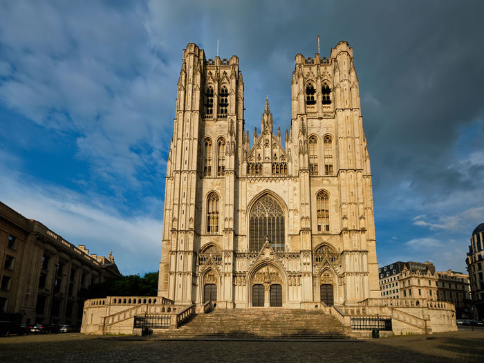 Cathedral of st. michael and st. gudula in brussels, belgium