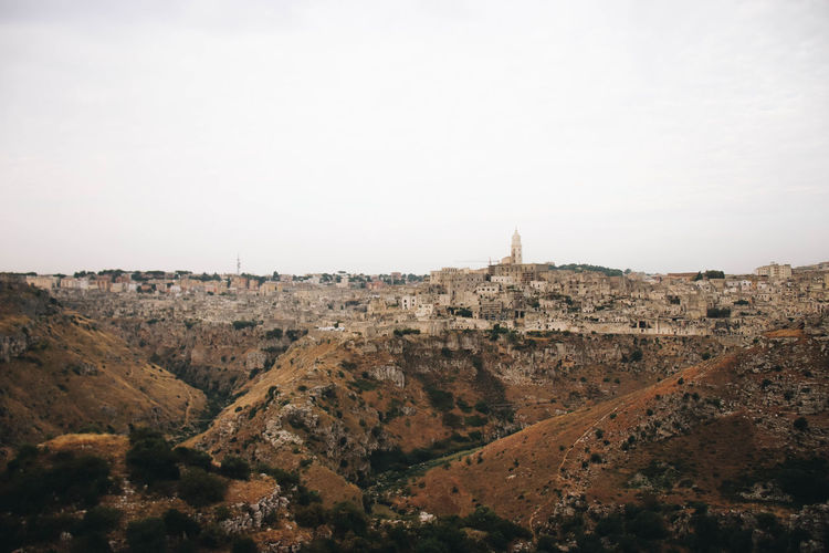 Matera skyline