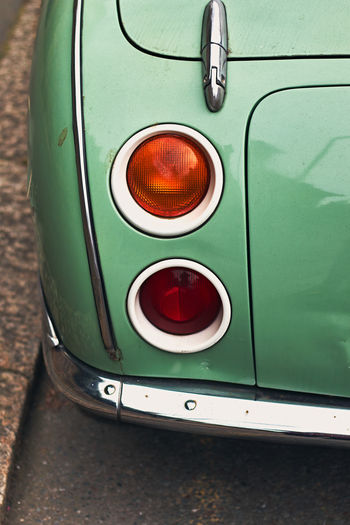 Taillight of a italian vintage car