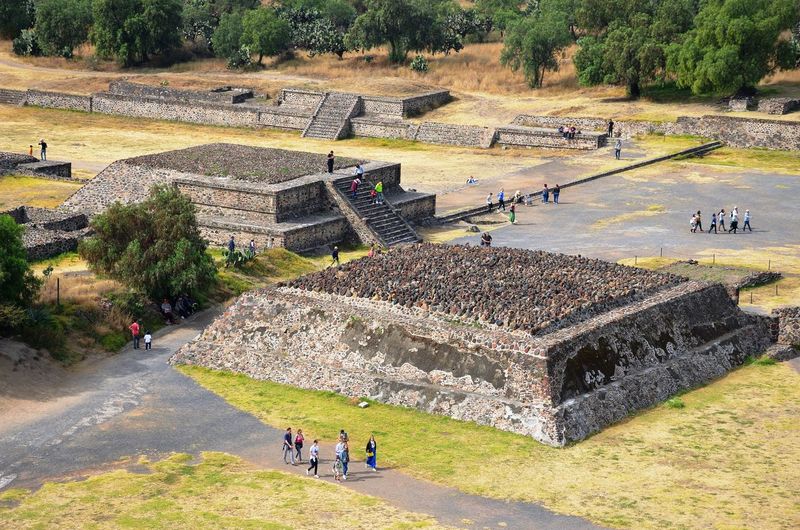 Teotihuacan pyramids near mexico city
