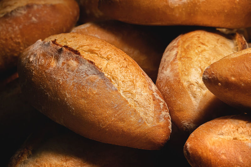 Close-up of bread in store