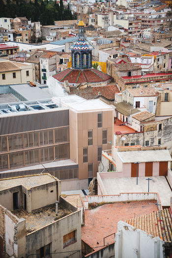 Historical street in the center of tortosa