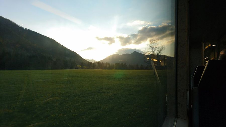 Landscape against sky