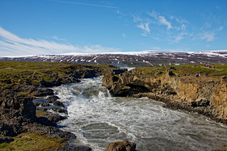 Landscape of iceland, godafoss
