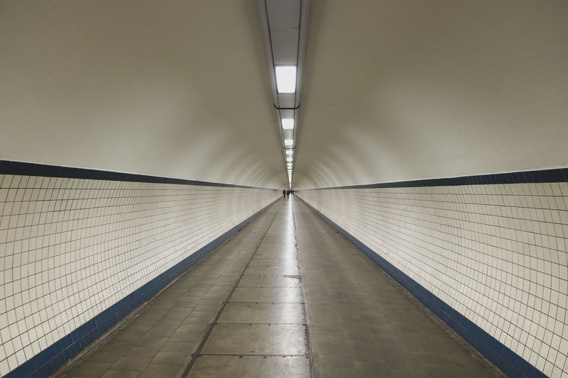 Empty tunnel in belgium