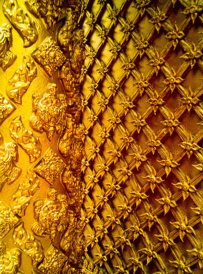 Detail shot of yellow surface