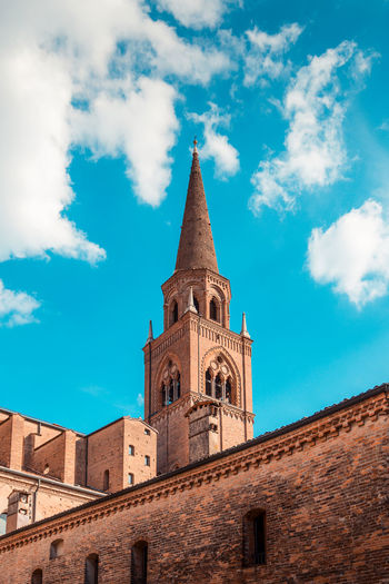 Saint andrea basilica bell tower mantua italy