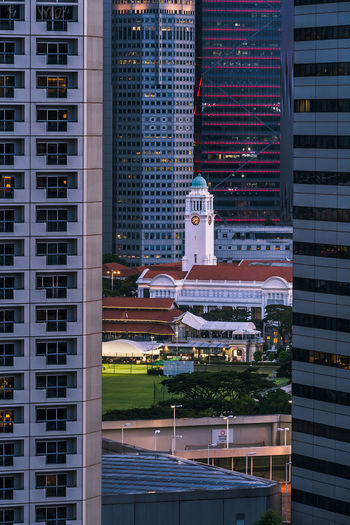 Modern buildings in city