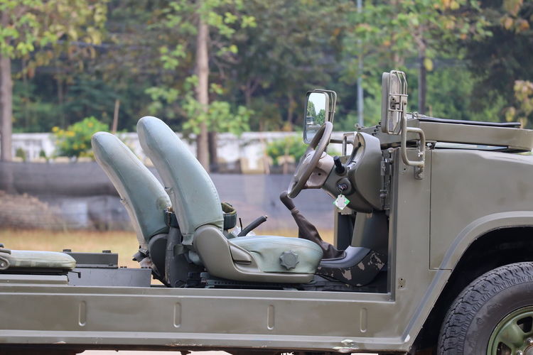 Close-up of car