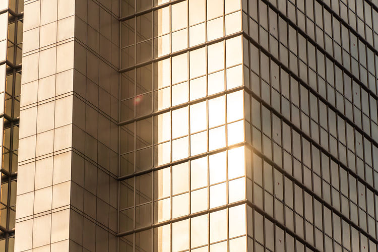 Full frame shot of modern building