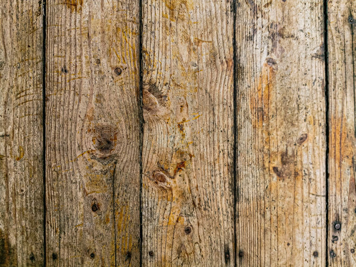 Full frame shot of weathered wooden fence