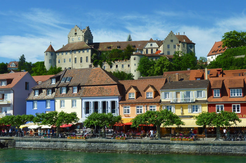 Meersburg at lake constance, germany