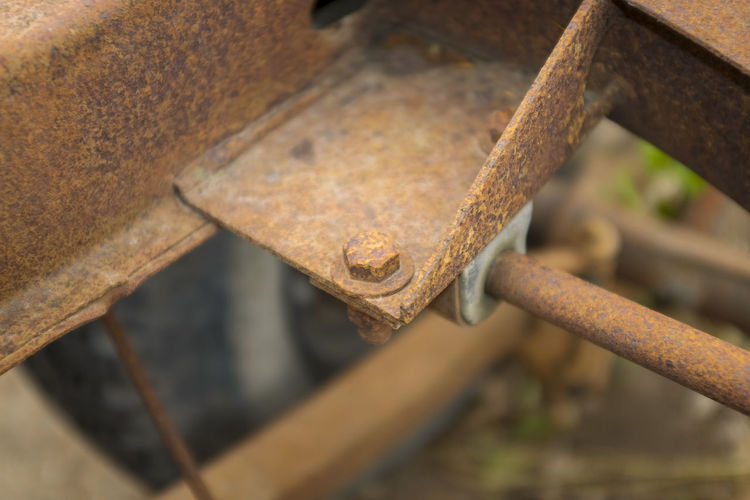 Close-up of rusty metal