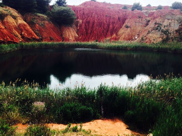 Scenic view of lake