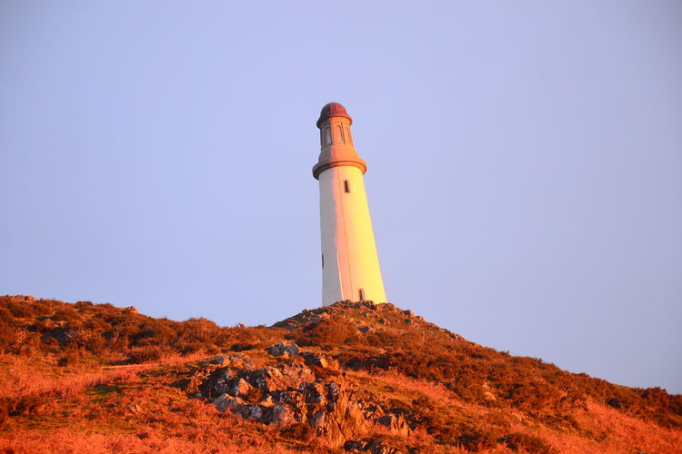 Lighthouse against clear sky