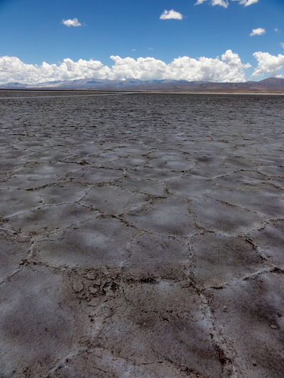 Scenic view of salinas grandes
