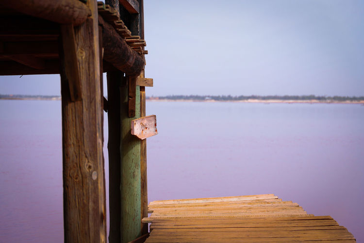 Pink lake, senegal 
