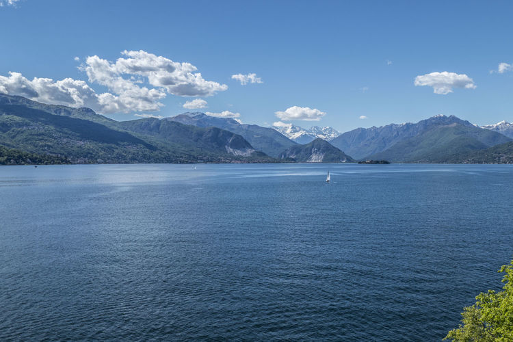 Landscape of lake maggiore