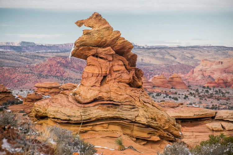 "sorting hat" aka "witches hat" formation at south coyote buttes