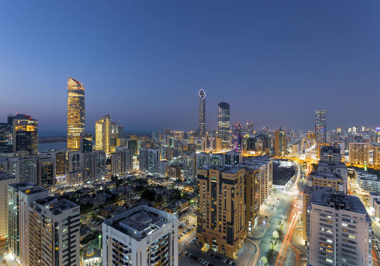 Abu dhabi cityscape view