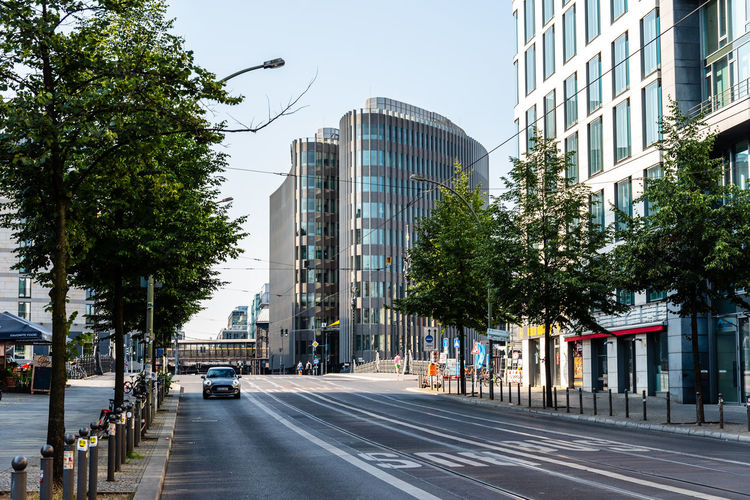 Street view of friedrichstrasse in berlin mitte