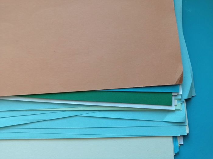 Full frame shot of multi colored paper