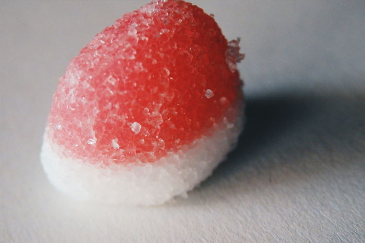 Close-up of red candy