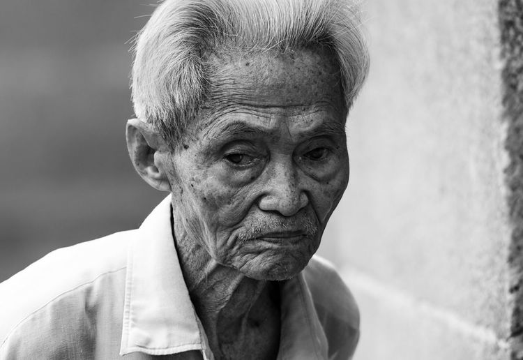 Close-up portrait of young man