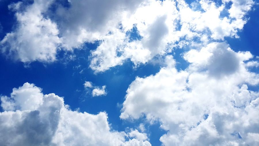 Low angle view of cloudy sky