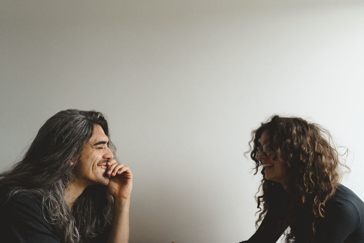 Smiling couple