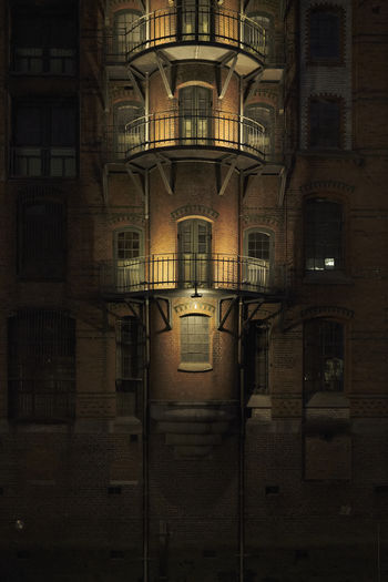 Digital composite image of building
