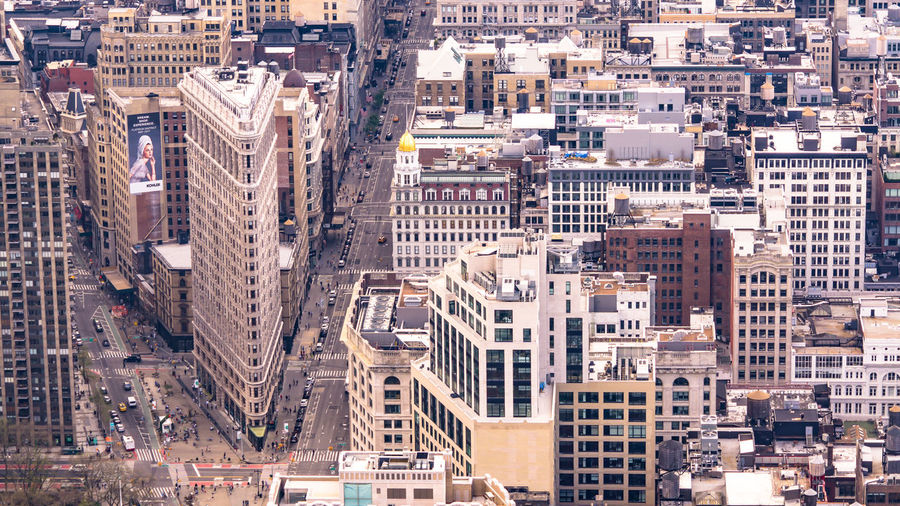 Aerial view of cityscape
