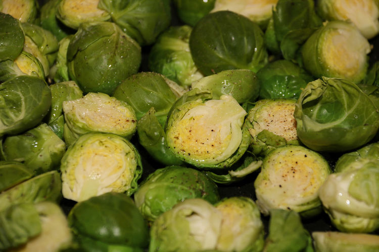 Full frame shot of brussels sprout