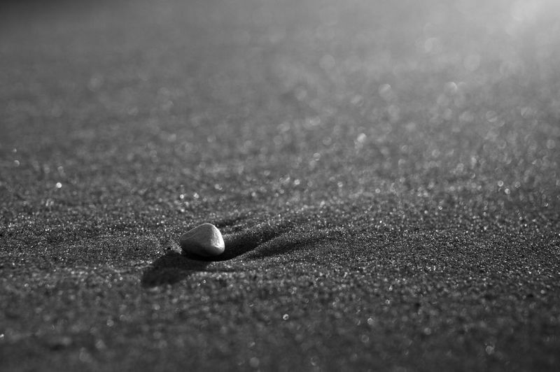 Close-up of ball on sand